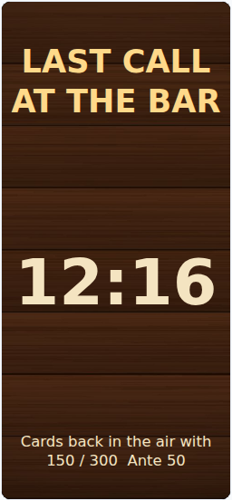 Dusty Trail Saloon break screen on a phone