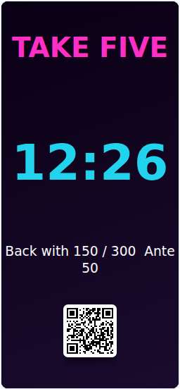 Neon Nights break screen on a phone